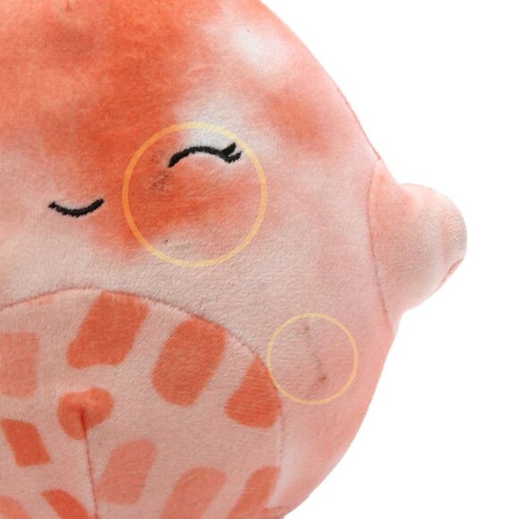 Squishmallow Livvy the Starfish Small Plush Toy Orange Peach Soft Squishy Kids - Picture 5 of 6